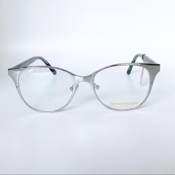 Boucheron Round Metal/Acetate Optical Glasses NWT - Picture 5 of 7